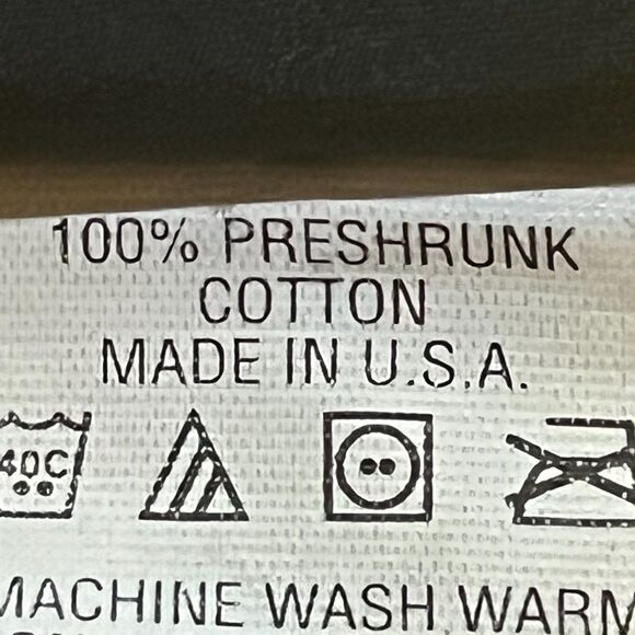 Vintage 90s Liquid Blue Notre Dame Semi Tie-Dye Single Stitch Made USA Men's XL - Picture 5 of 8